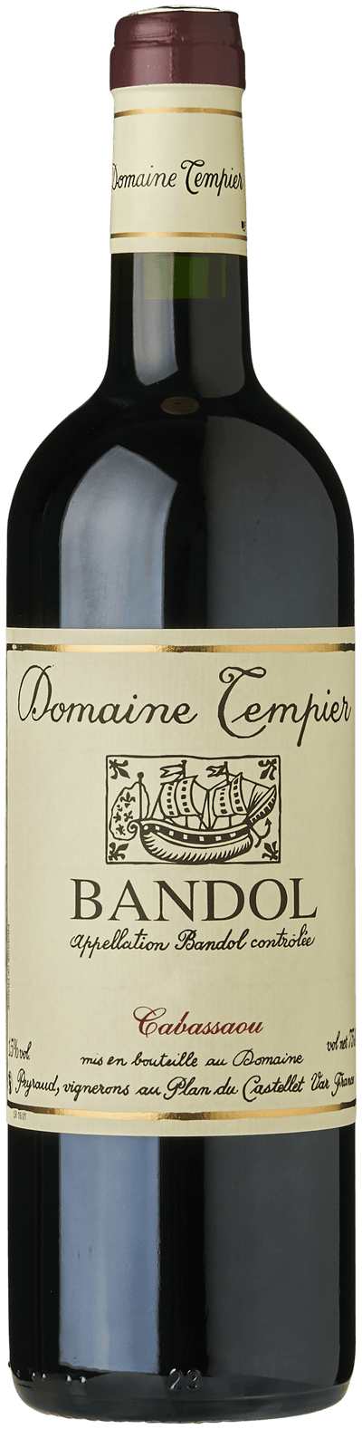 Bandol Rouge Climat Cabassaou