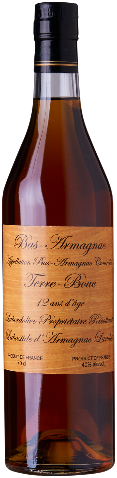 Armagnac 12 ans d'Age Terre-Bouc 70 cl