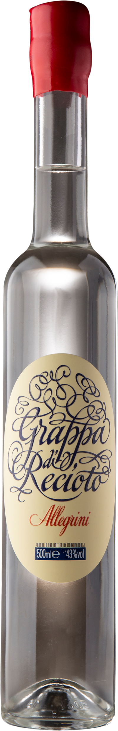 Grappa de Recioto  50 cl