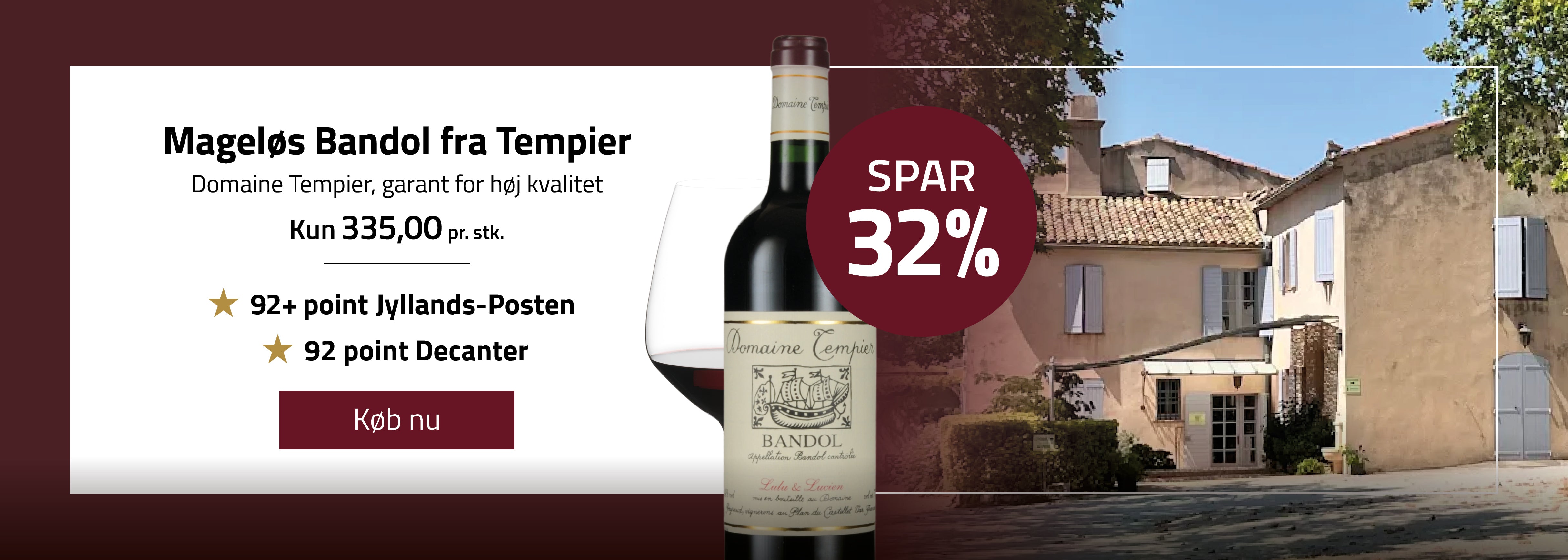 Bandol Rouge Lulu & Lucien tilbud