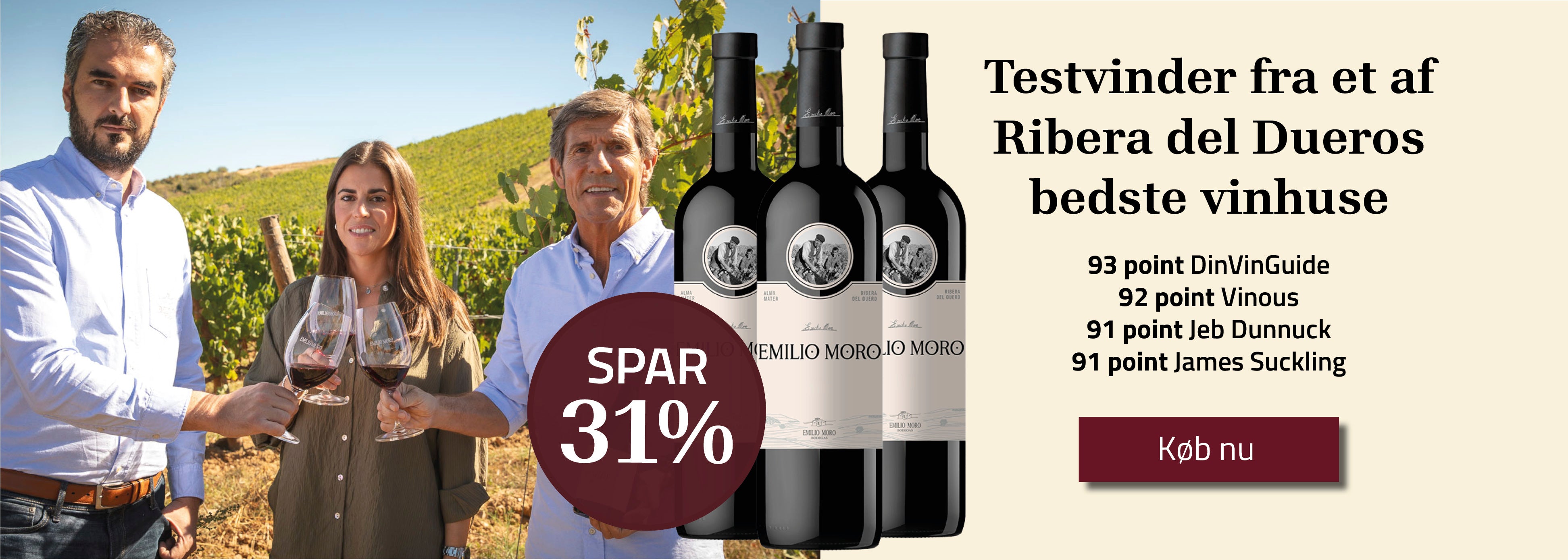 Testvinder fra et af Ribera del Dueros bedste vinhuse