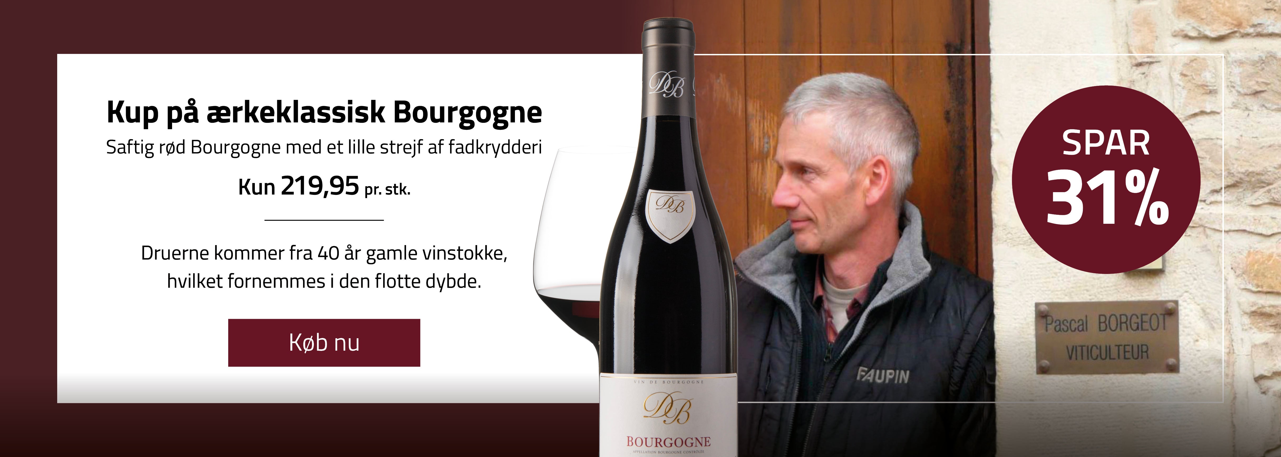 Bourgogne Pinot Noir tilbud!