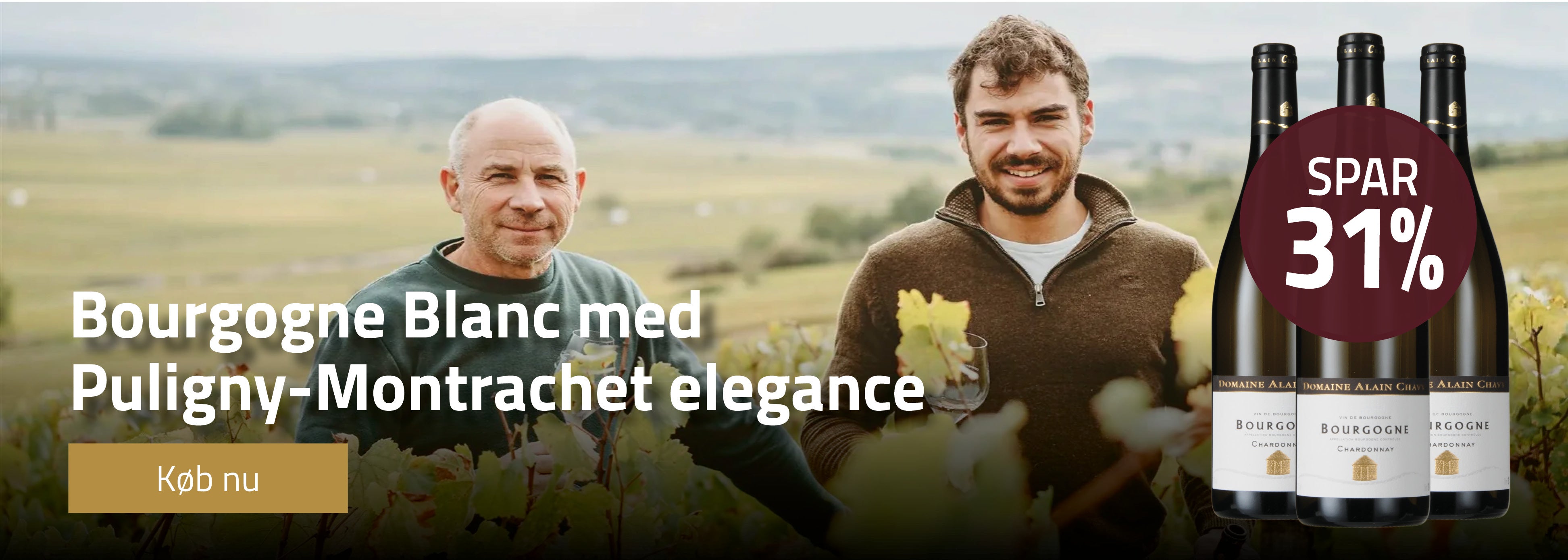 Bourgogne Blanc med Puligny elegance