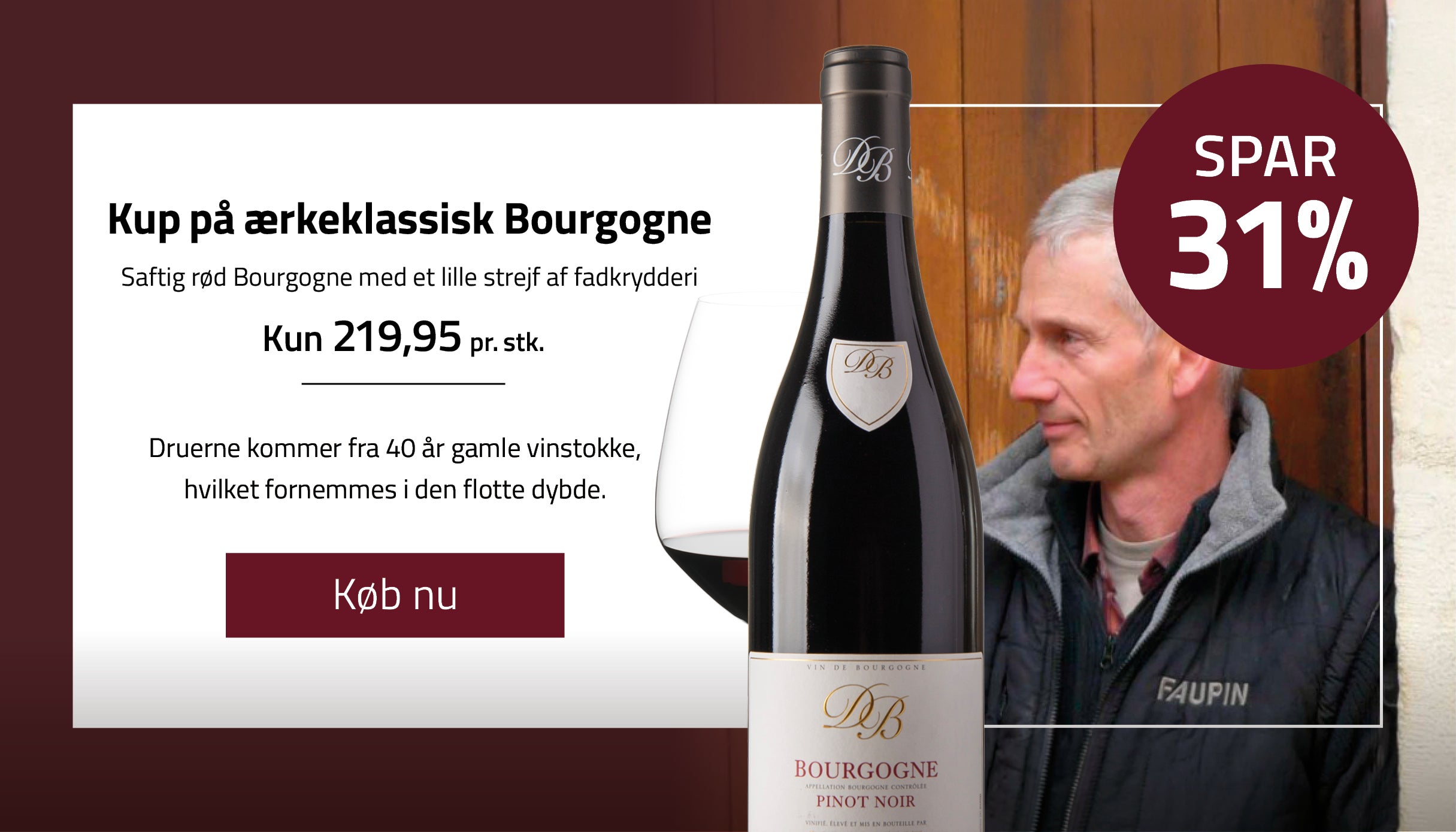 Bourgogne Pinot Noir tilbud!