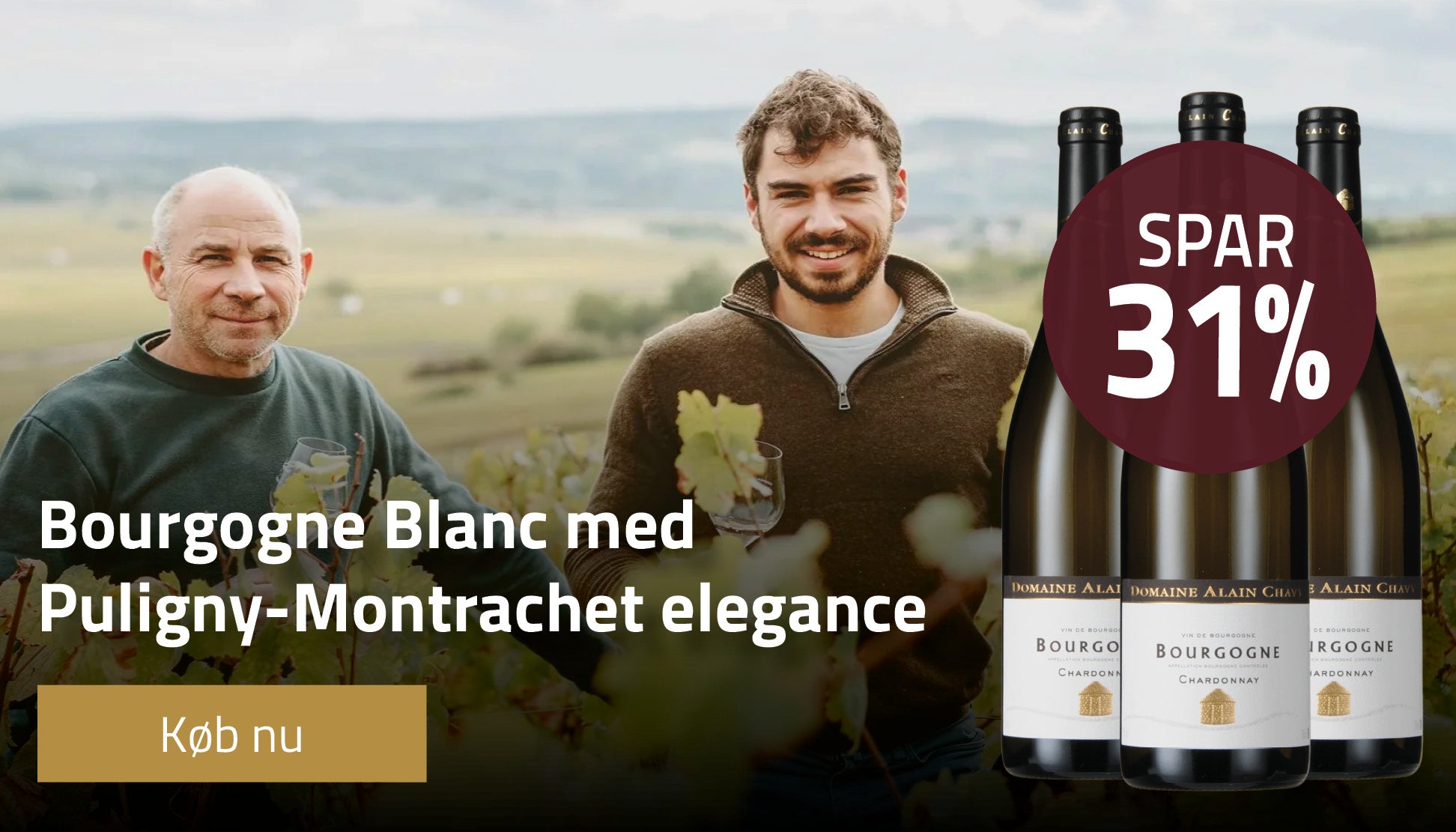 Bourgogne Blanc med Puligny elegance