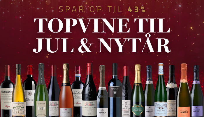 Topvine til jul og nytår 2025